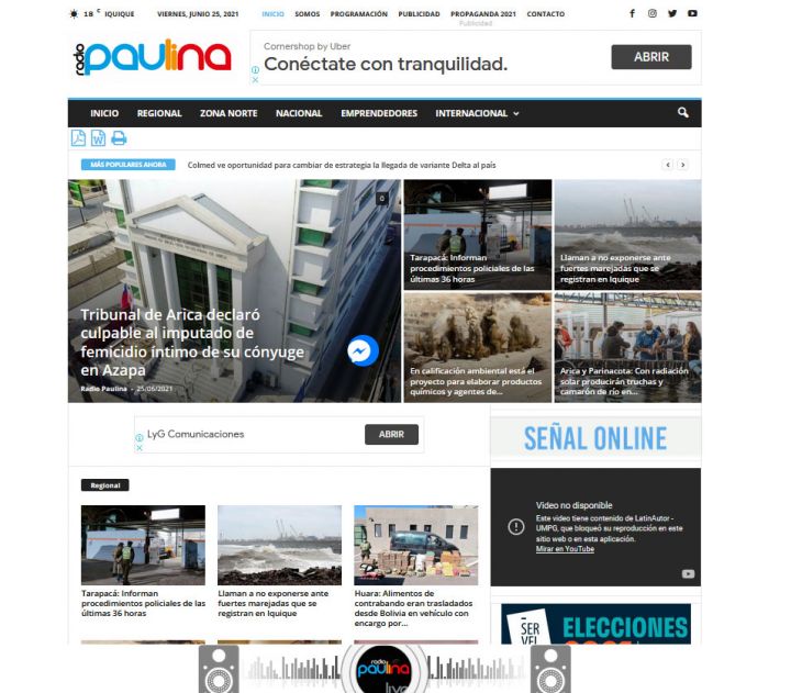 Próxima semana en radio Paulina de Iquique Cantante Chilena